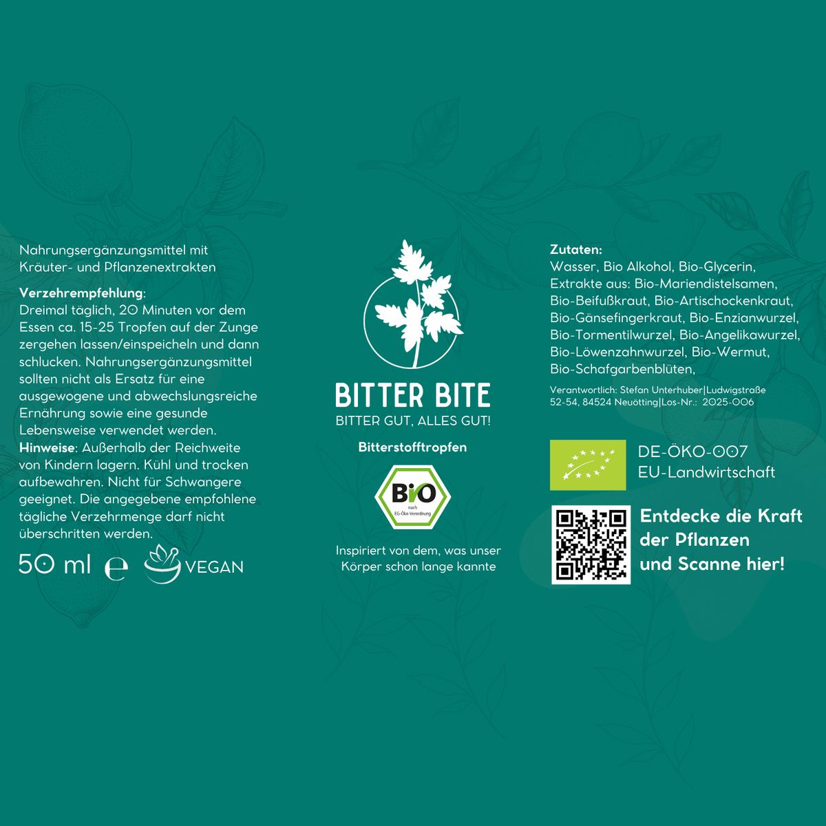 BitterBite Original - Bio Bitterstofftropfen